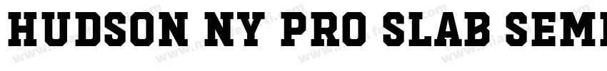 Hudson NY Pro Slab Semi Bold Itl字体转换
